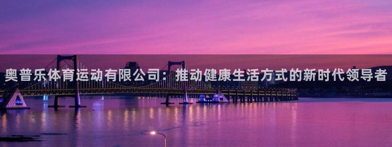 劲球体育nba直播入口：奥普乐体育运动有限公司：推动健康生活方式的新时代领导者